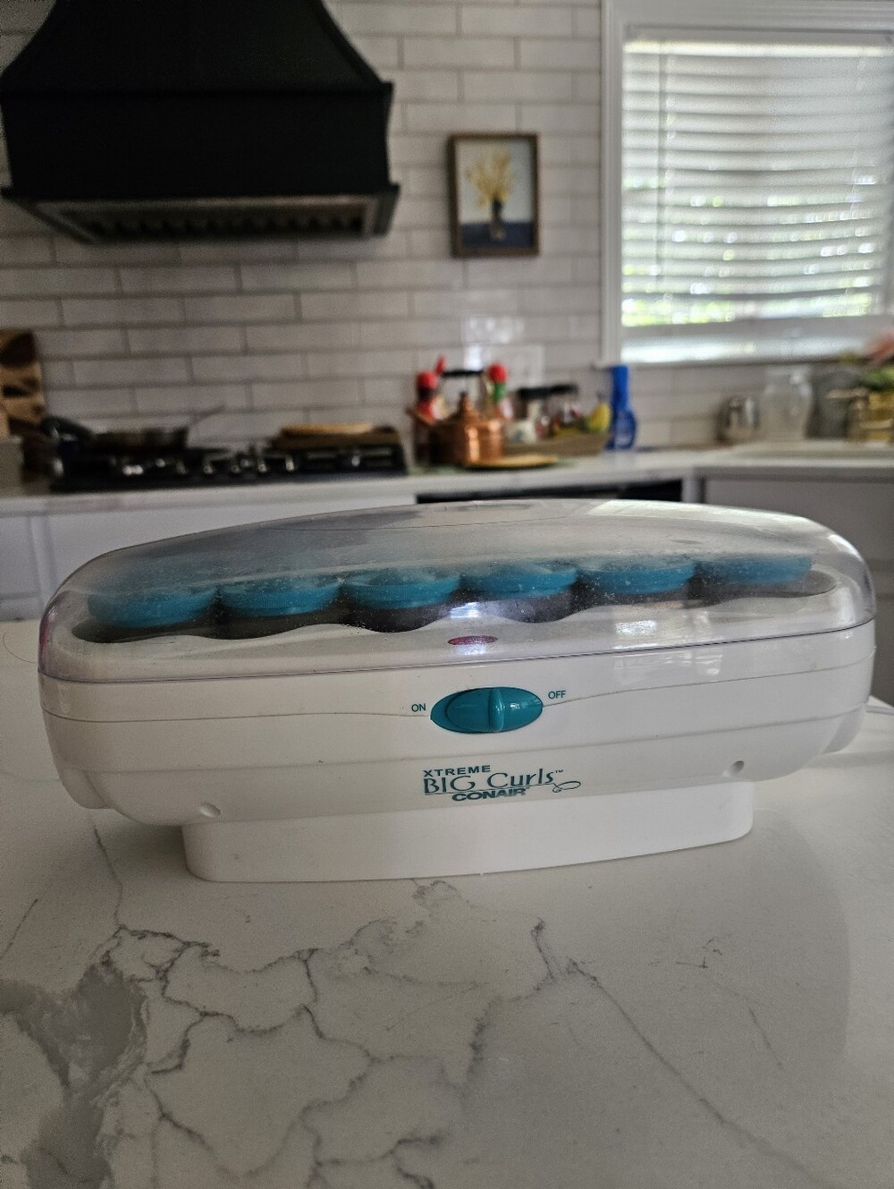 Conair Xtreme Big Curls Hair Styler - White with Teal Accents